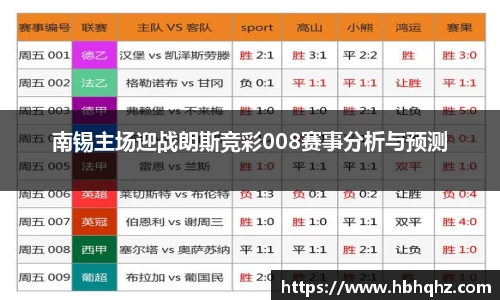 南锡主场迎战朗斯竞彩008赛事分析与预测