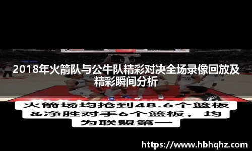 2018年火箭队与公牛队精彩对决全场录像回放及精彩瞬间分析